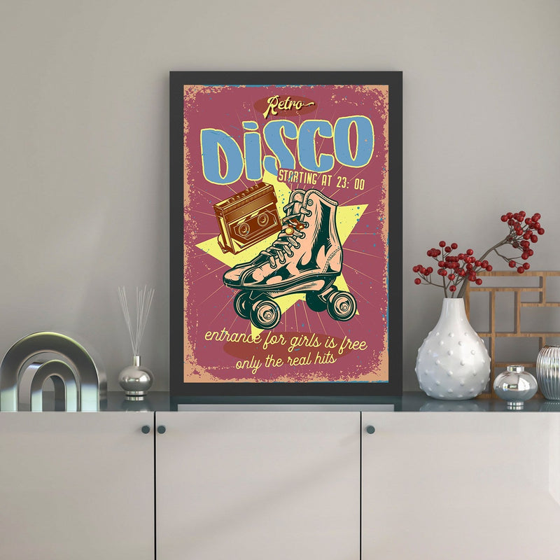 Decorațiune Perete Asi Home Disco (55 x 75), 55x75 cm