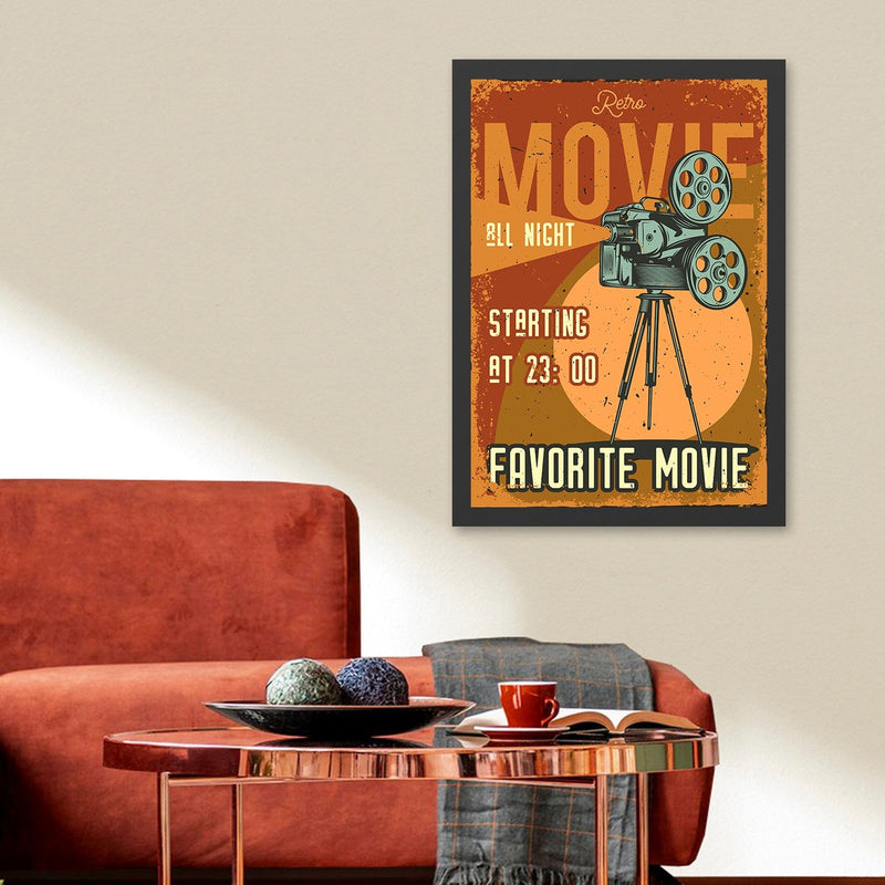 Decorațiune Perete Asi Home Favorite Movie (55, 55x75 cm