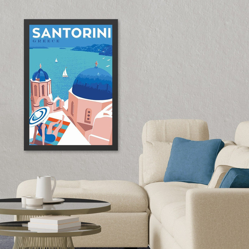 Decorațiune Perete Asi Home Santorini (55 x 75), 55x75 cm