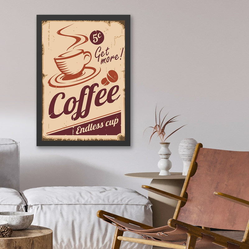 Decorațiune Perete Asi Home Coffee (40 x 55), 40x55 cm