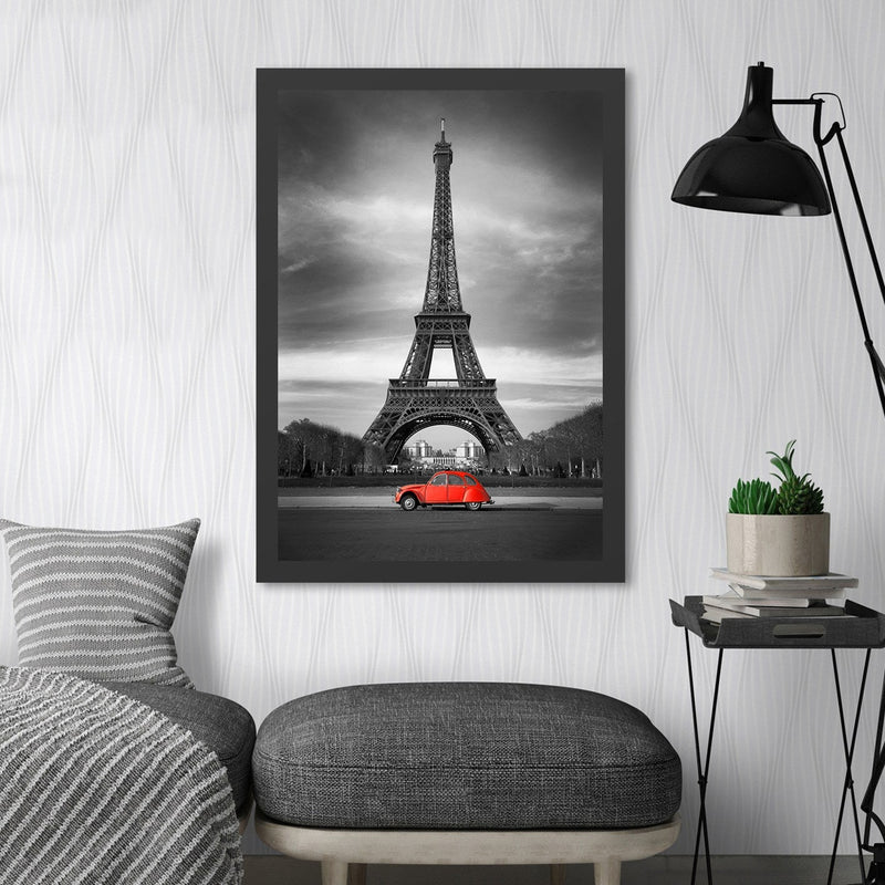 Decorațiune Perete Asi Home Eiffel Tower (40 x, Negru, 40x55 cm