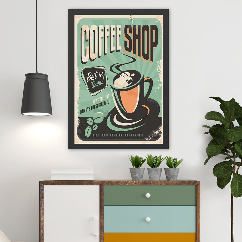 Decorațiune Perete Asi Home Coffee Shop (35 x, 35x45 cm