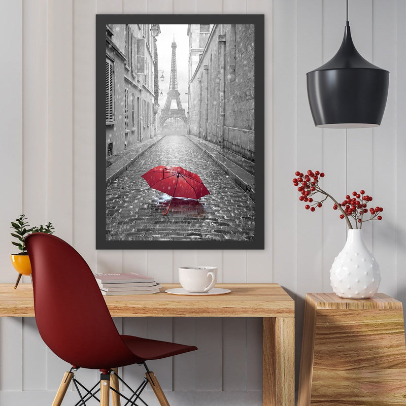 Decorațiune Perete Asi Home Eiffel Tower 2 (55, Negru, 55x75 cm