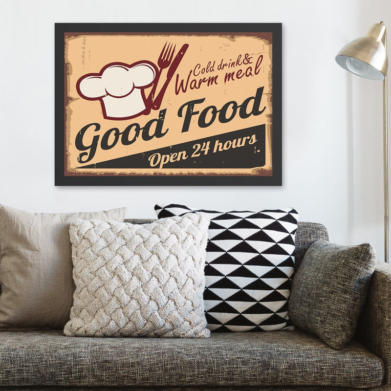 Decorațiune Perete Asi Home Good Food (35 x 45), 35x45 cm