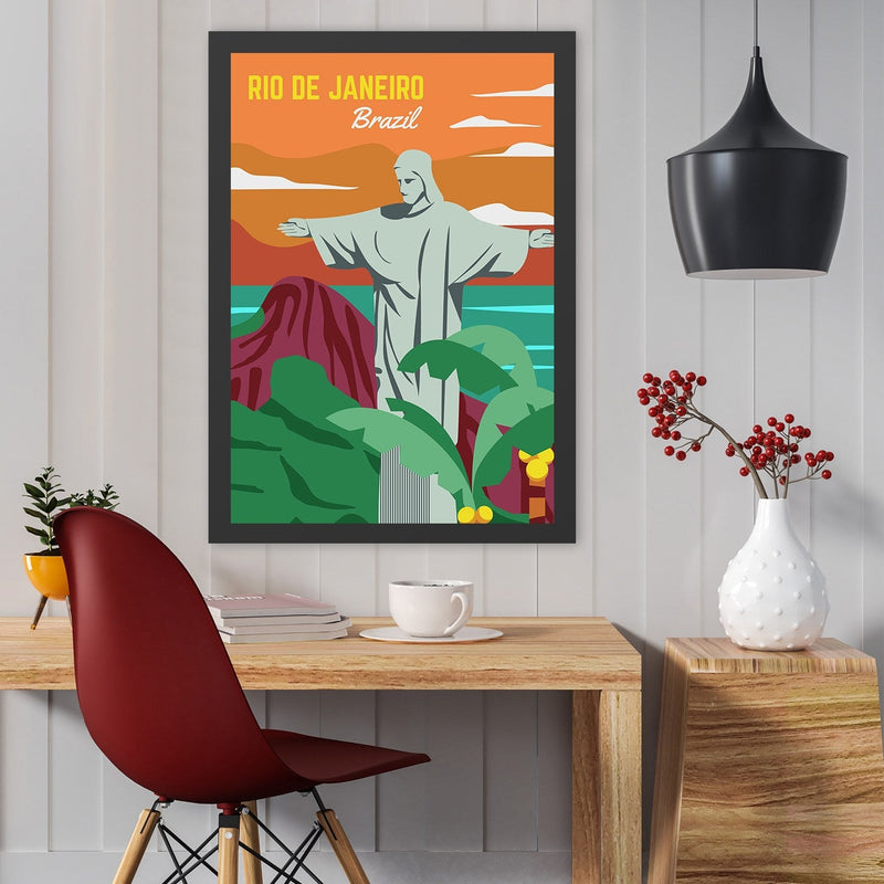 Decorațiune Perete Asi Home Rio De Janeiro (40, 40x55 cm