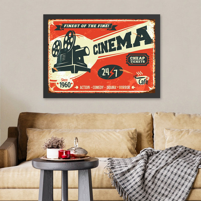Decorațiune Perete Asi Home Cinema 3 (40 x 55), 40x55 cm