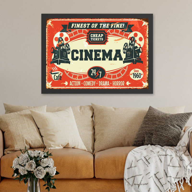 Decorațiune Perete Asi Home Cinema 4 (35 x 45), 35x45 cm