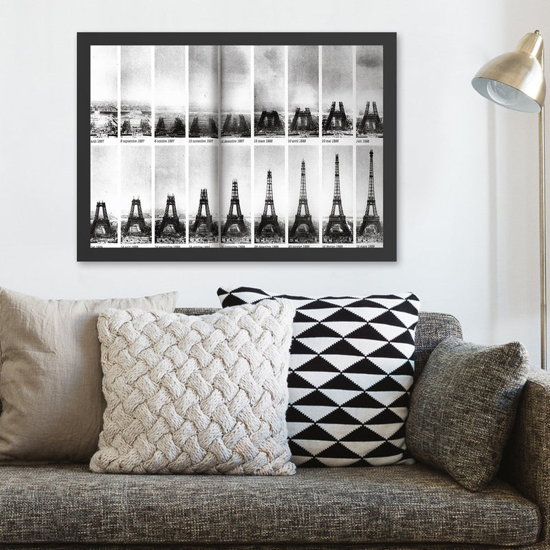 Decorațiune Perete Asi Home Eiffel Tower 5 (55, 55x75 cm
