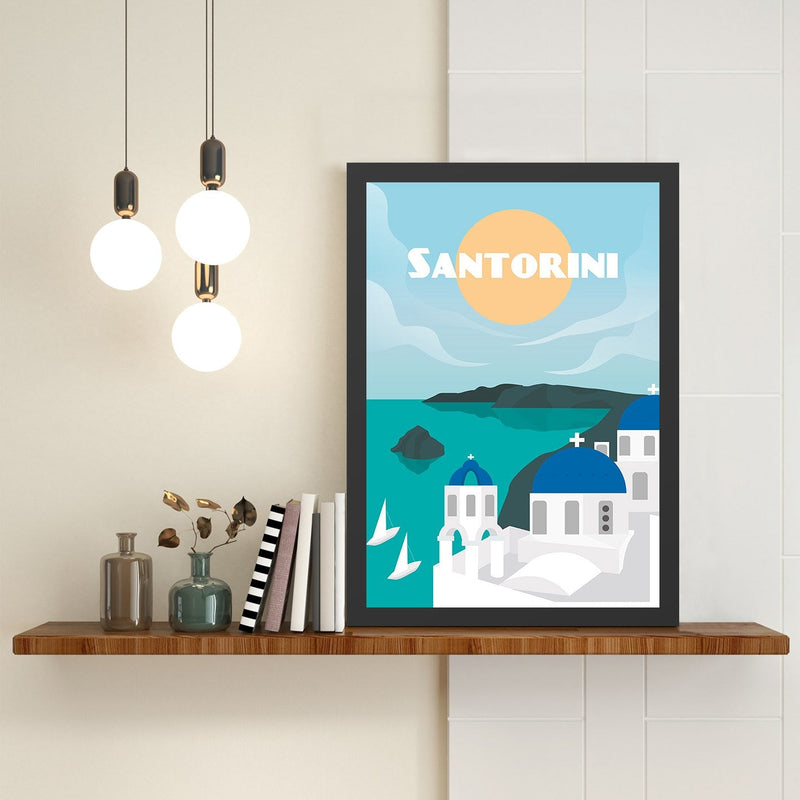 Decorațiune Perete Asi Home Santorini 2 (55 x, 55x75 cm