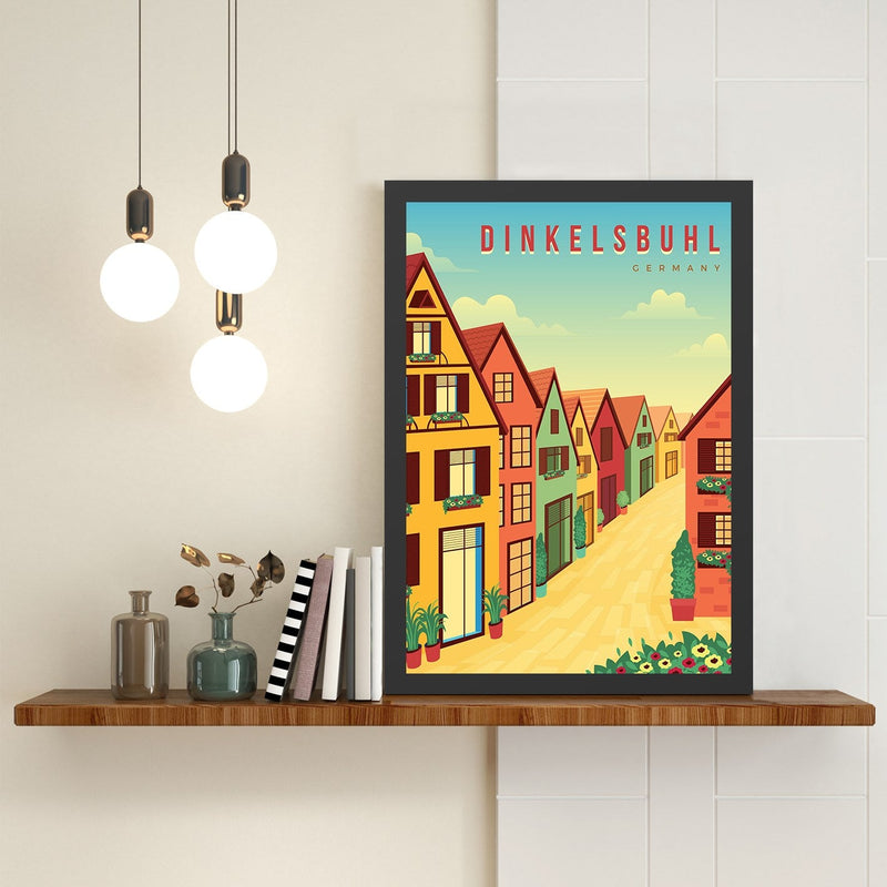 Decorațiune Perete Asi Home Dinkelsbuhl (55 x, 55x75 cm