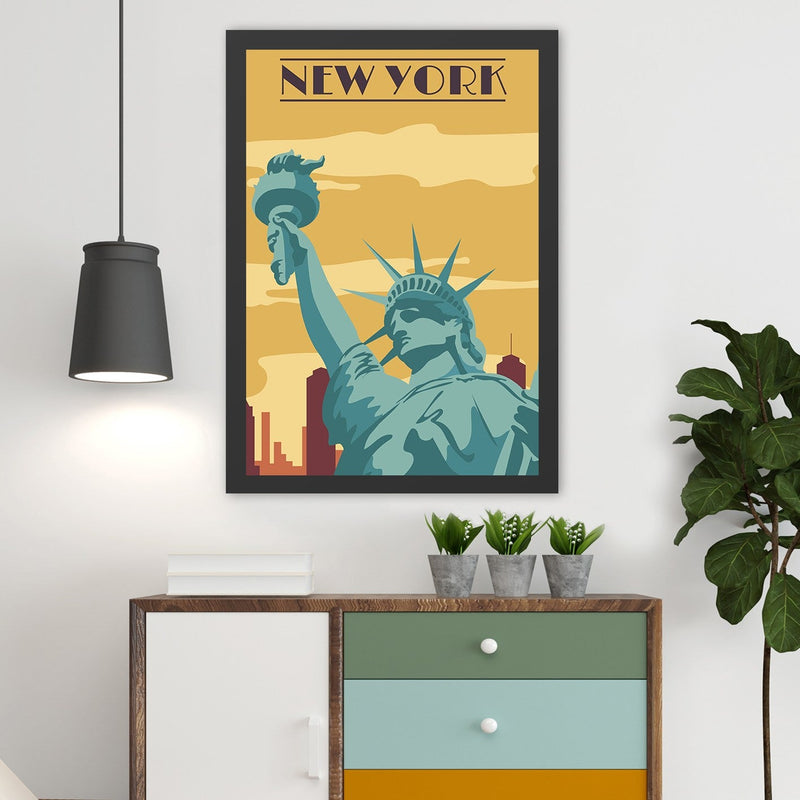 Decorațiune Perete Asi Home New York (35 x 45), 35x45 cm