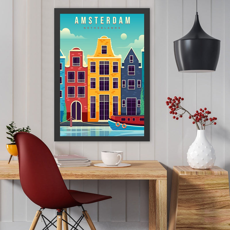 Decorațiune Perete Asi Home Amsterdam (55 x 75), 55x75 cm