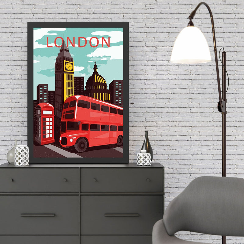 Decorațiune Perete Asi Home London 8 (55 x 75), 55x75 cm