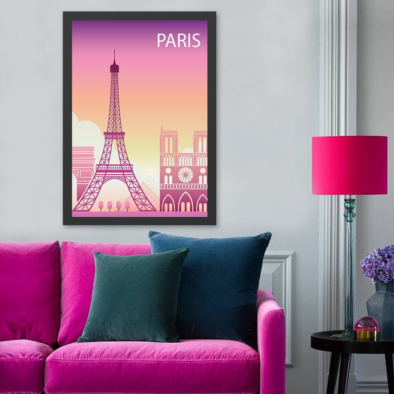 Decorațiune Perete Asi Home Paris 3 (55 x 75), 55x75 cm
