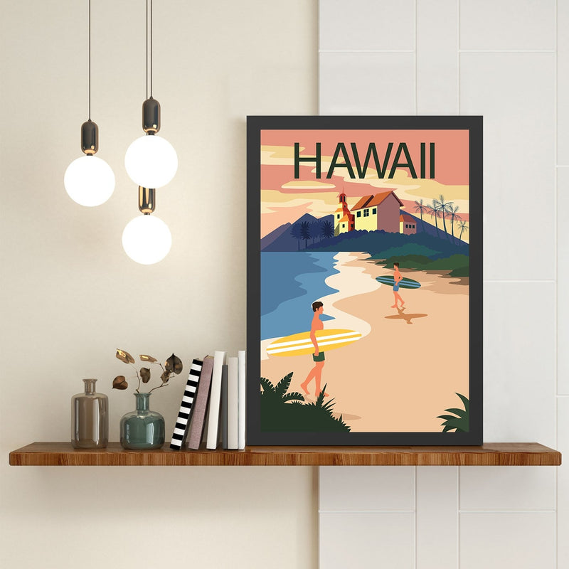 Decorațiune Perete Asi Home Hawaii (55 x 75), 55x75 cm