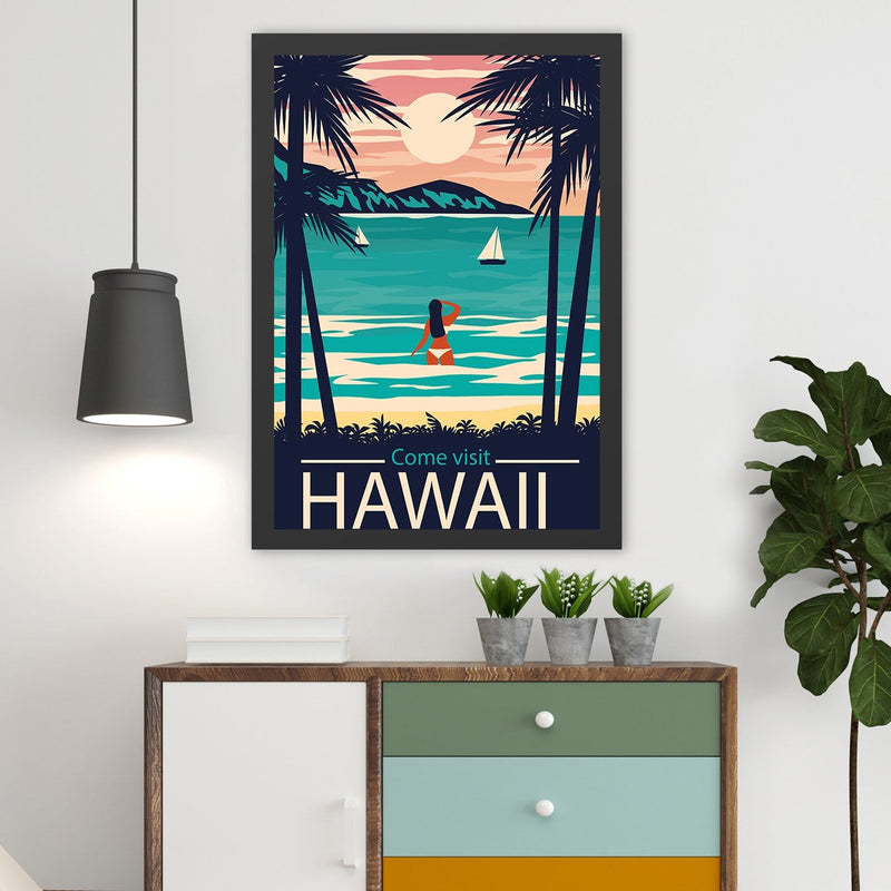 Decorațiune Perete Asi Home Hawaii 2 (35 x 45), 35x45 cm