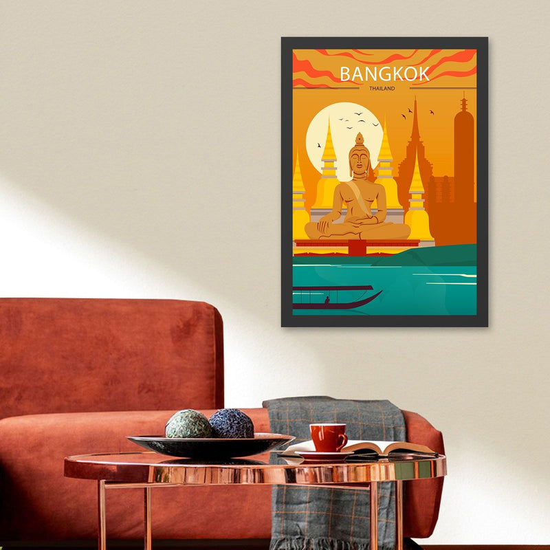 Decorațiune Perete Asi Home Bangkok 2 (35 x 45), 35x45 cm