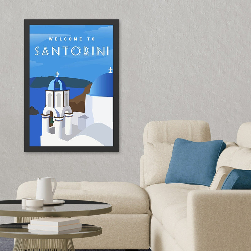 Decorațiune Perete Asi Home Santorini 3 (55 x, 55x75 cm