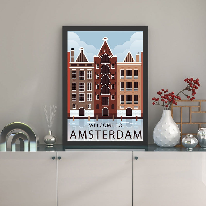 Decorațiune Perete Asi Home Amsterdam 2 (35 x, 35x45 cm