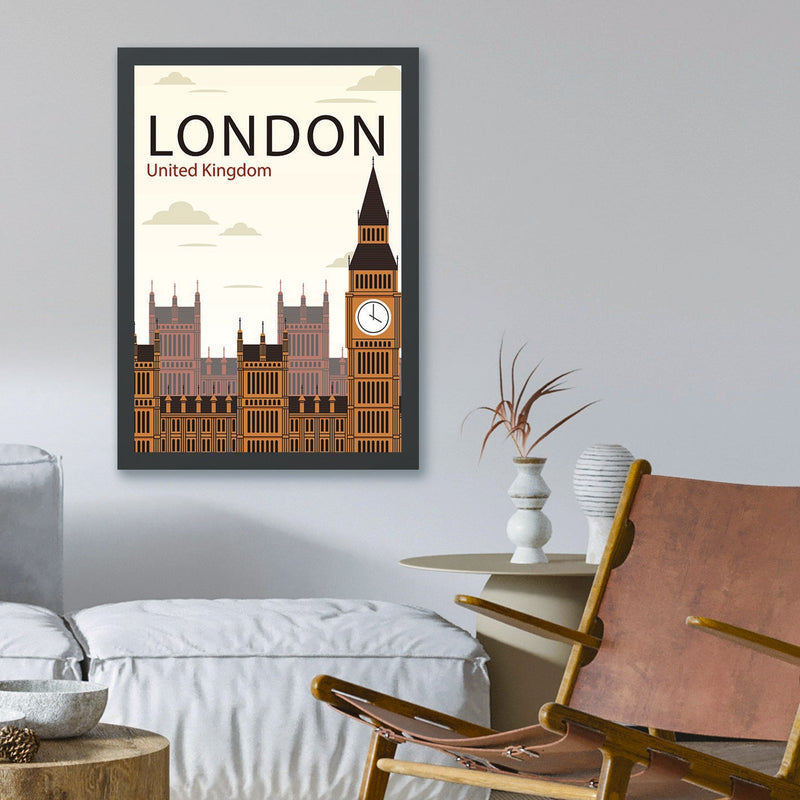 Decorațiune Perete Asi Home London 3 (40 x 55), 40x55 cm