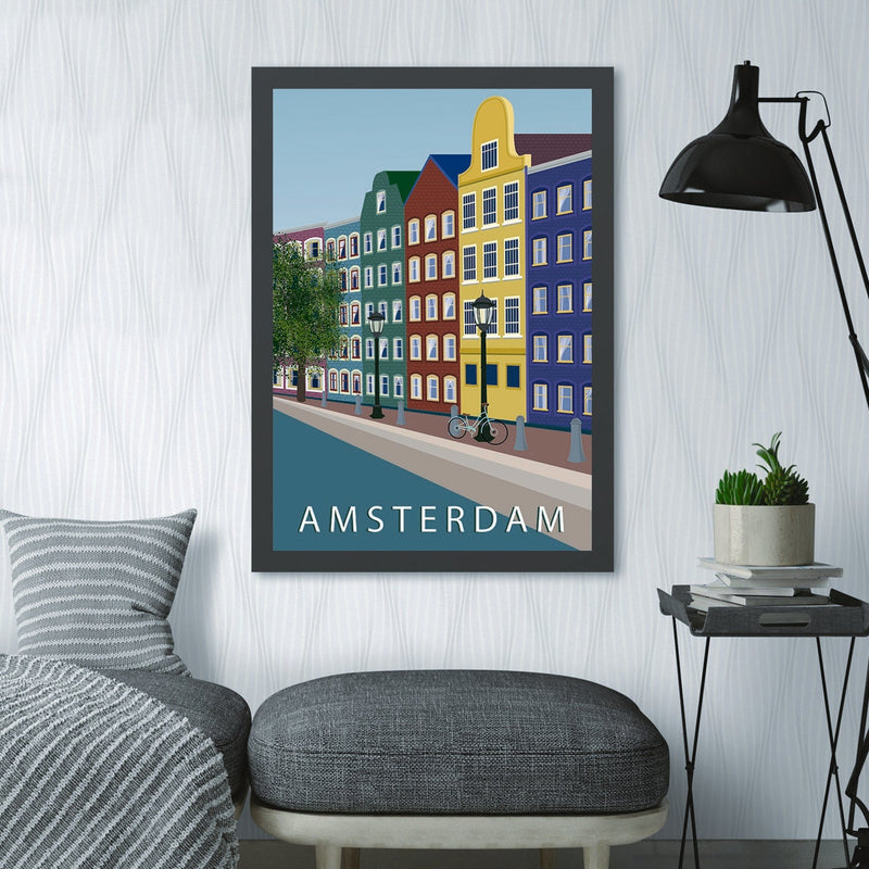 Decorațiune Perete Asi Home Amsterdam 4 (40 x, 40x55 cm