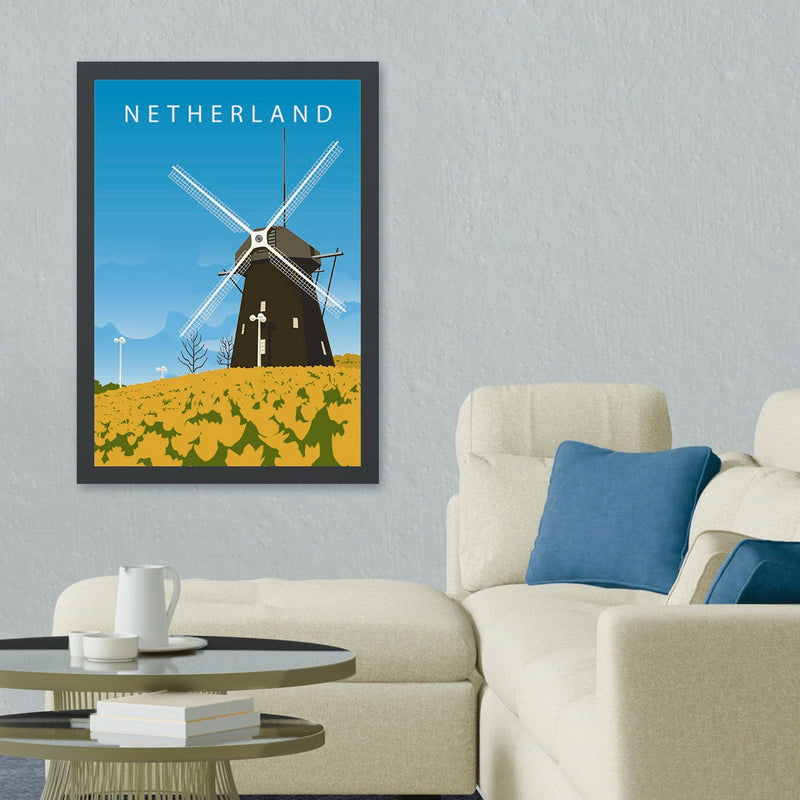 Decorațiune Perete Asi Home Netherland (55 x 75), 55x75 cm