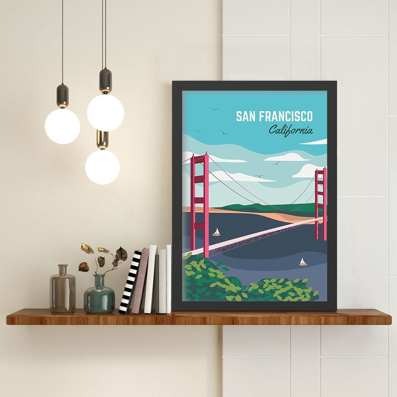 Decorațiune Perete Asi Home San Francisco 3 (35, 35x45 cm