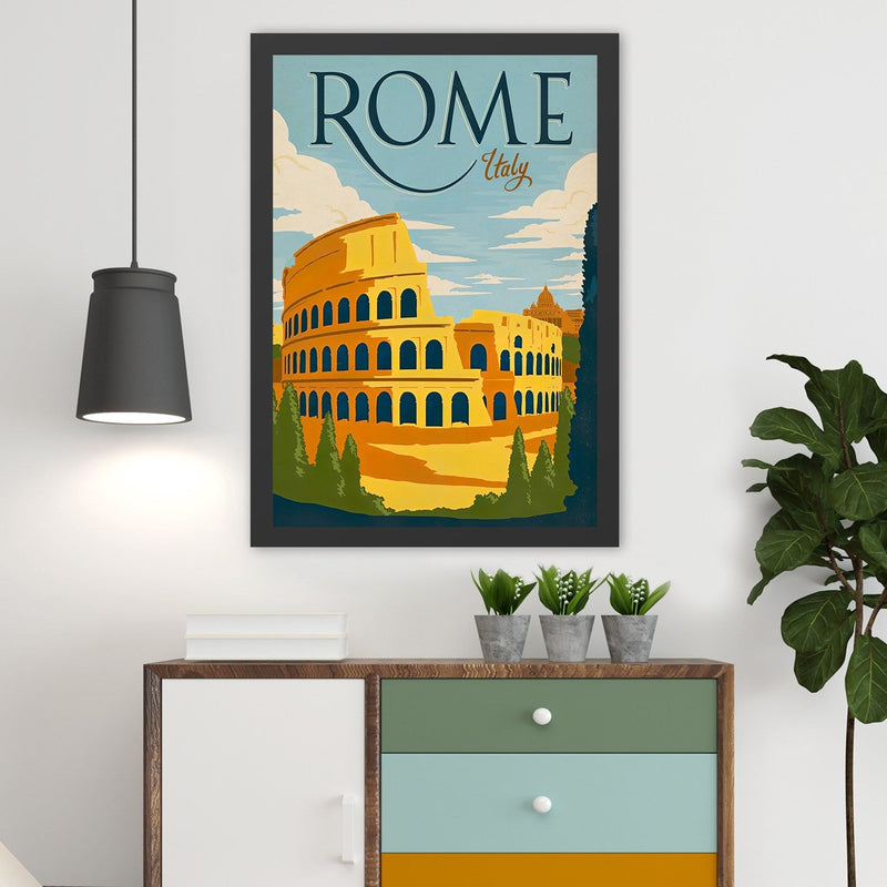 Decorațiune Perete Asi Home Rome 2 (40 x 55), 40x55 cm