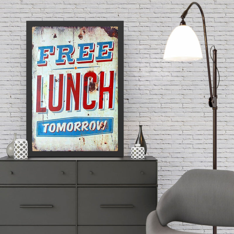 Decorațiune Perete Asi Home Free Lunch (35 x 45), 35x45 cm