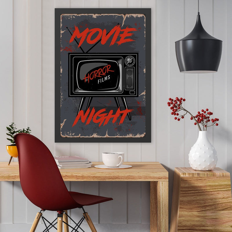 Decorațiune Perete Asi Home Movie Night (35 x, 35x45 cm