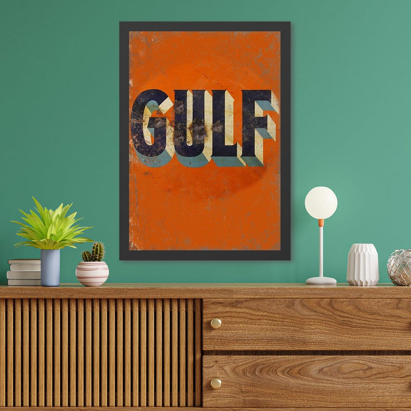 Decorațiune Perete Asi Home Gulf (35 x 45), Portocaliu, 35x45 cm