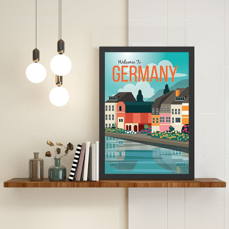 Decorațiune Perete Asi Home Germany (40 x 55), 40x55 cm