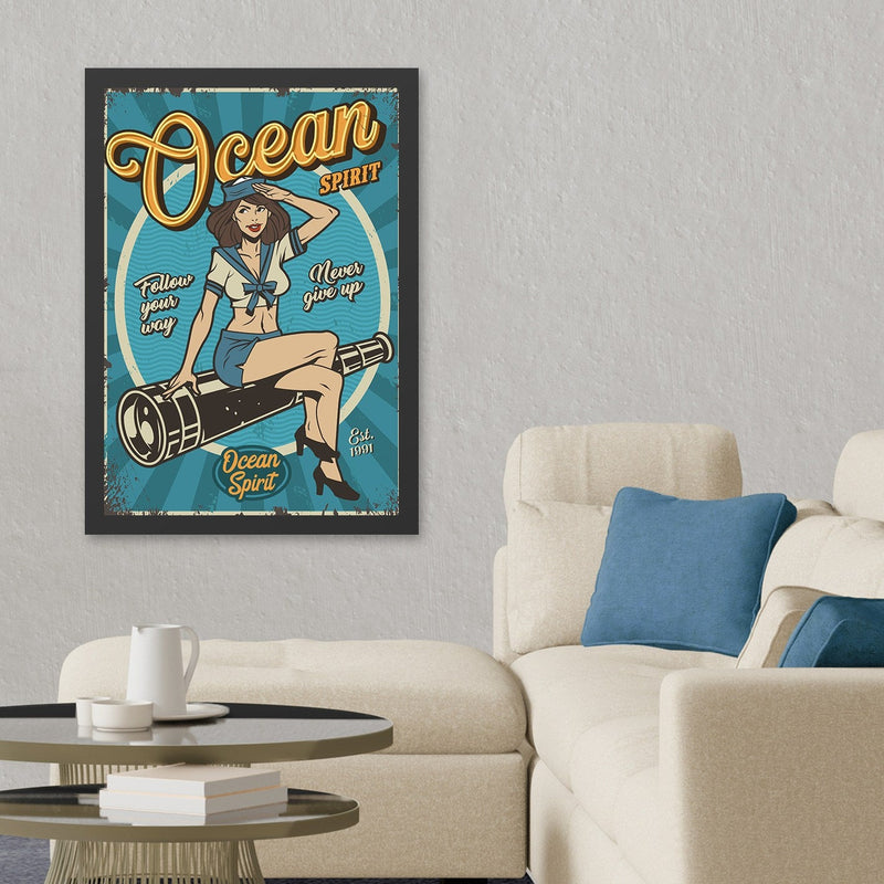 Decorațiune Perete Asi Home Ocean Spirit (55 x, 55x75 cm