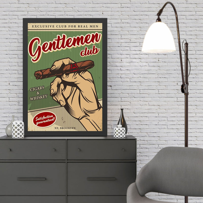 Decorațiune Perete Asi Home Gentlemen Club 2, 35x45 cm