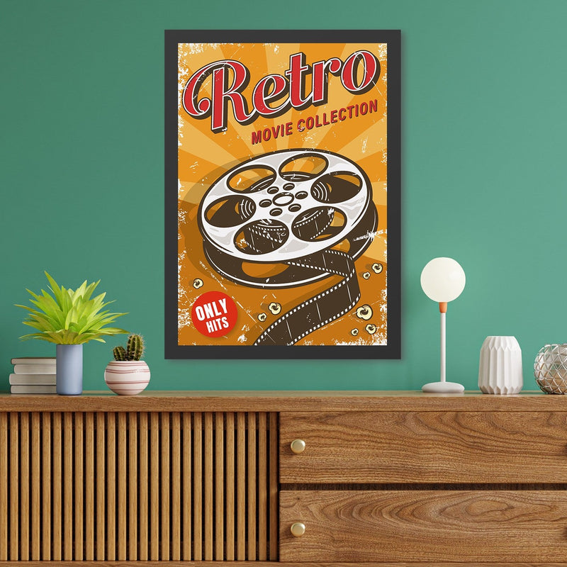Decorațiune Perete Asi Home Retro Movie, 55x75 cm