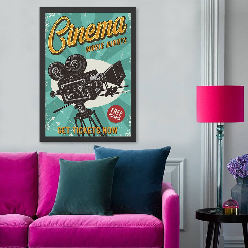 Decorațiune Perete Asi Home Cinema 6 (55 x 75), 55x75 cm