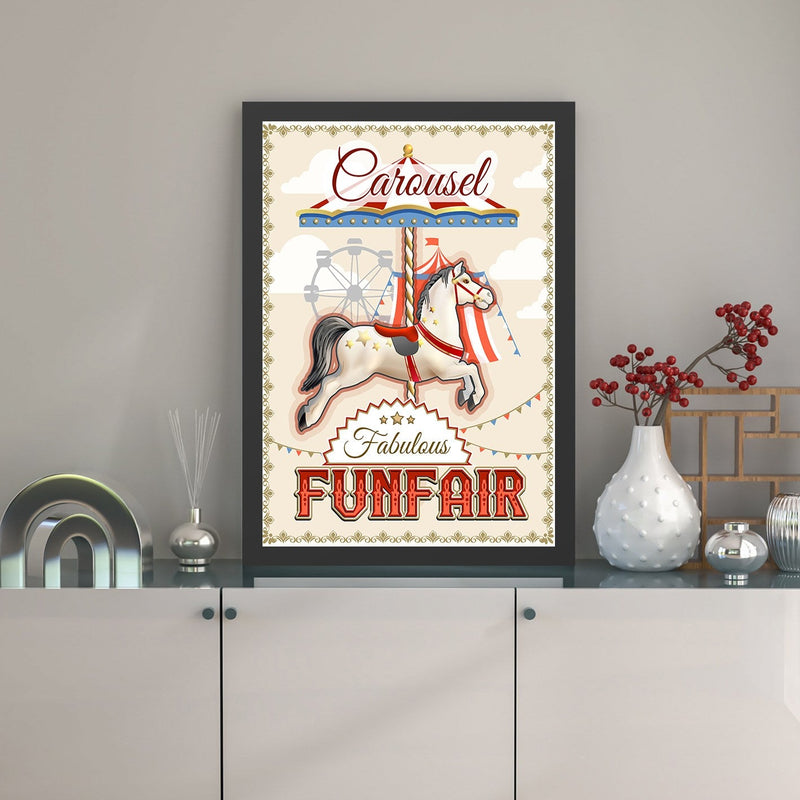 Decorațiune Perete Asi Home Funfair (40 x 55), 40x55 cm