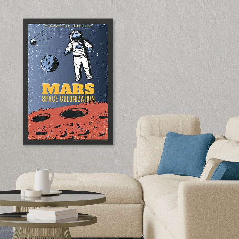 Decorațiune Perete Asi Home Mars (55 x 75), 55x75 cm
