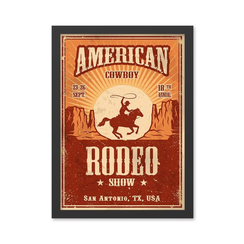 Decorațiune Perete Asi Home Rodeo Show (35 x 45), 35x45 cm