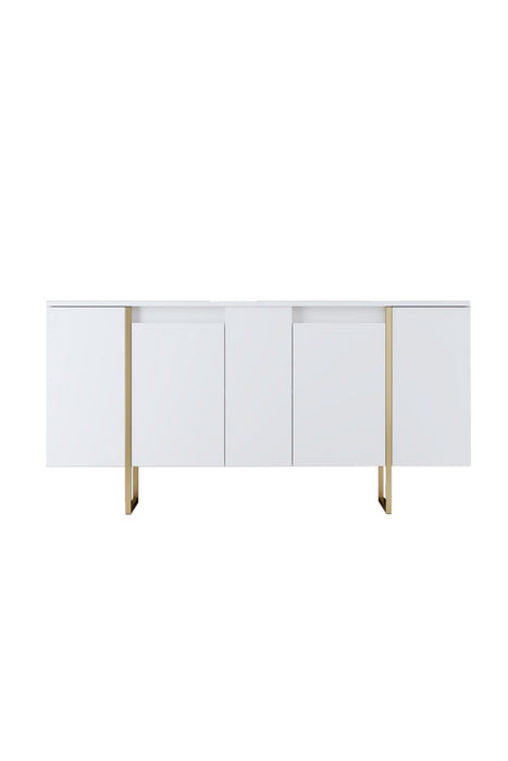 Consola Asi Home Luxe - White, Gold PAL 35X160X80 cm