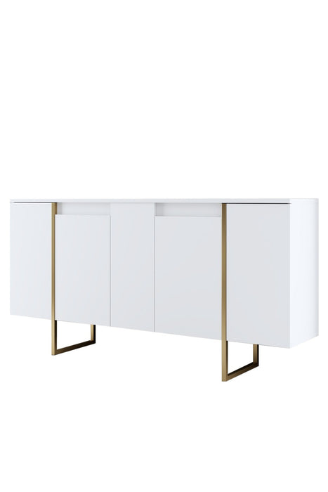 Consola Asi Home Luxe - White, Gold PAL 35X160X80 cm