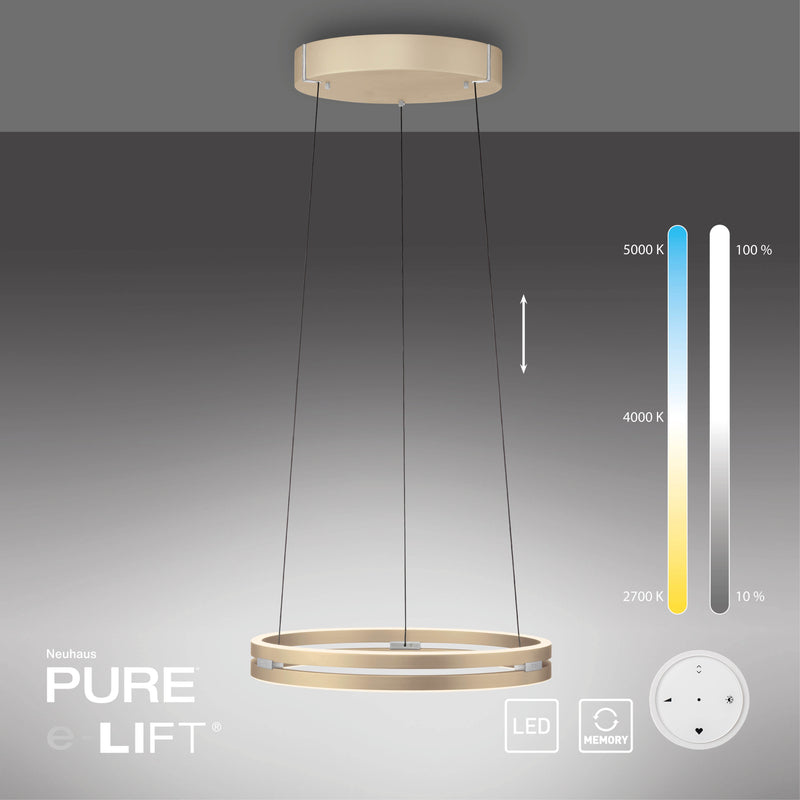 Lustra Paul Neuhaus PURE E-LOOP 2xLED Alama Mat