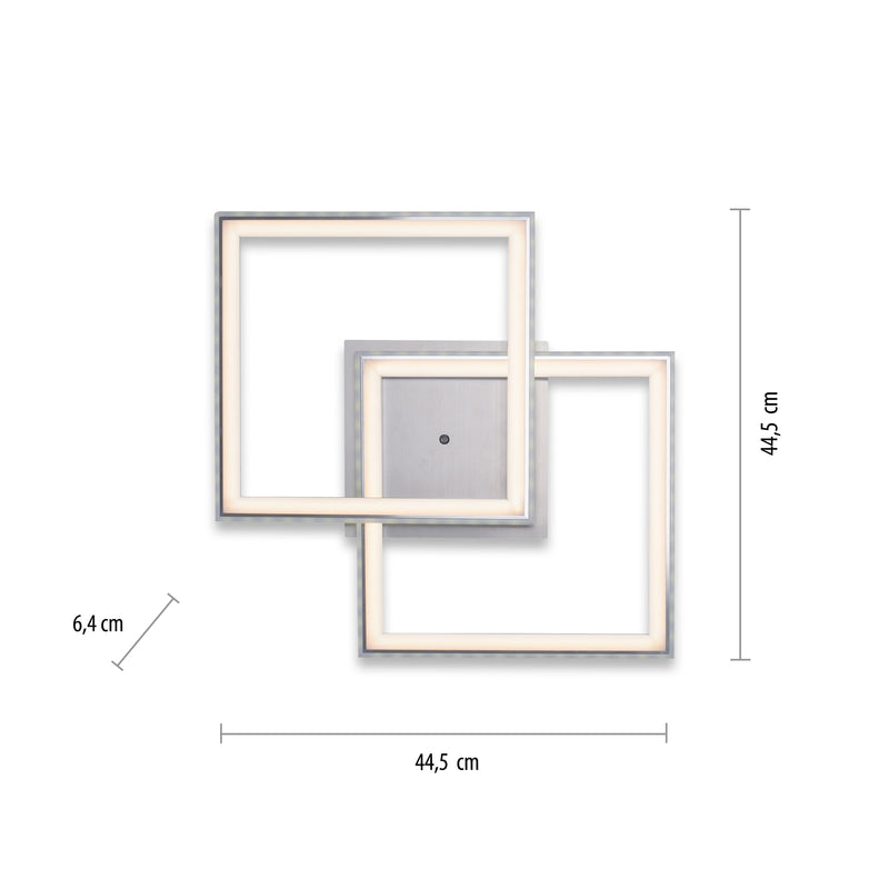 Plafoniera Paul Neuhaus FELIX60 2xLED Argintiu
