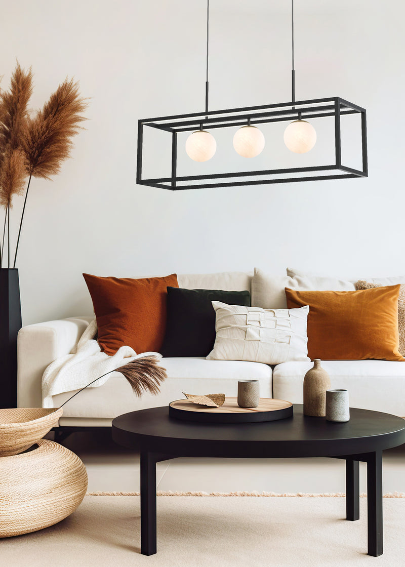Lustra Zuma Line PIRO G9 LED/LED Negru Mat