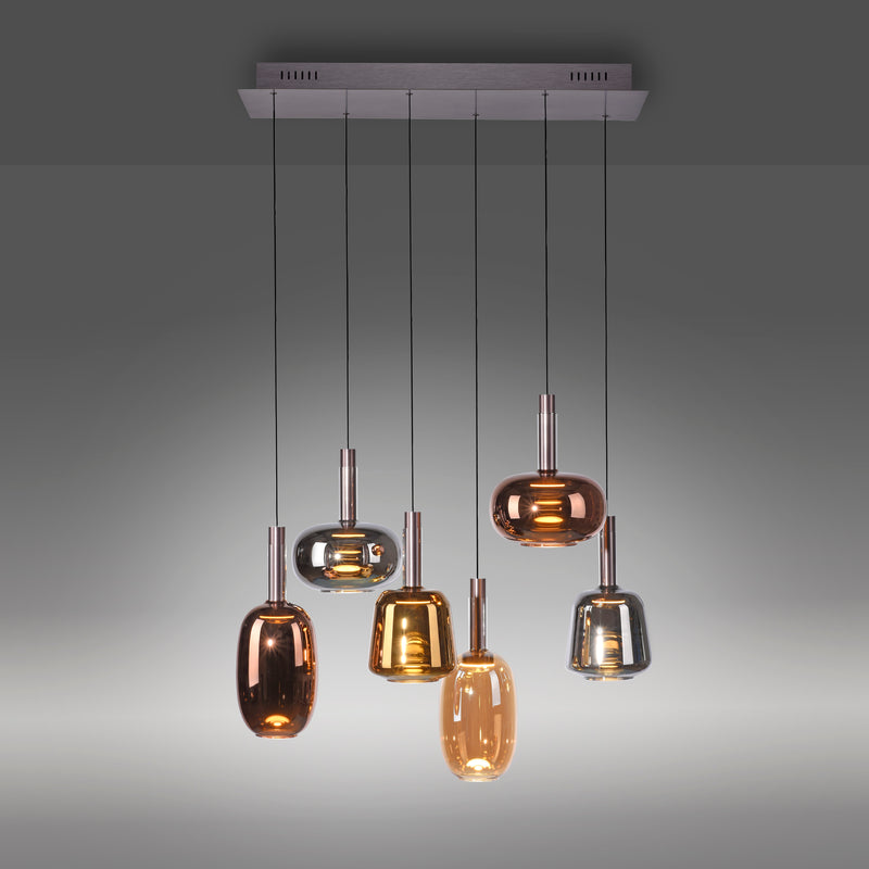 Lustra Paul Neuhaus IRIDES 6xLED Multicolor