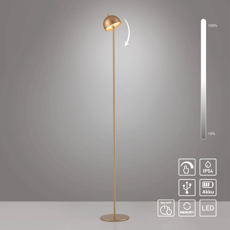 Lampadar Paul Neuhaus BELLIS LED Auriu