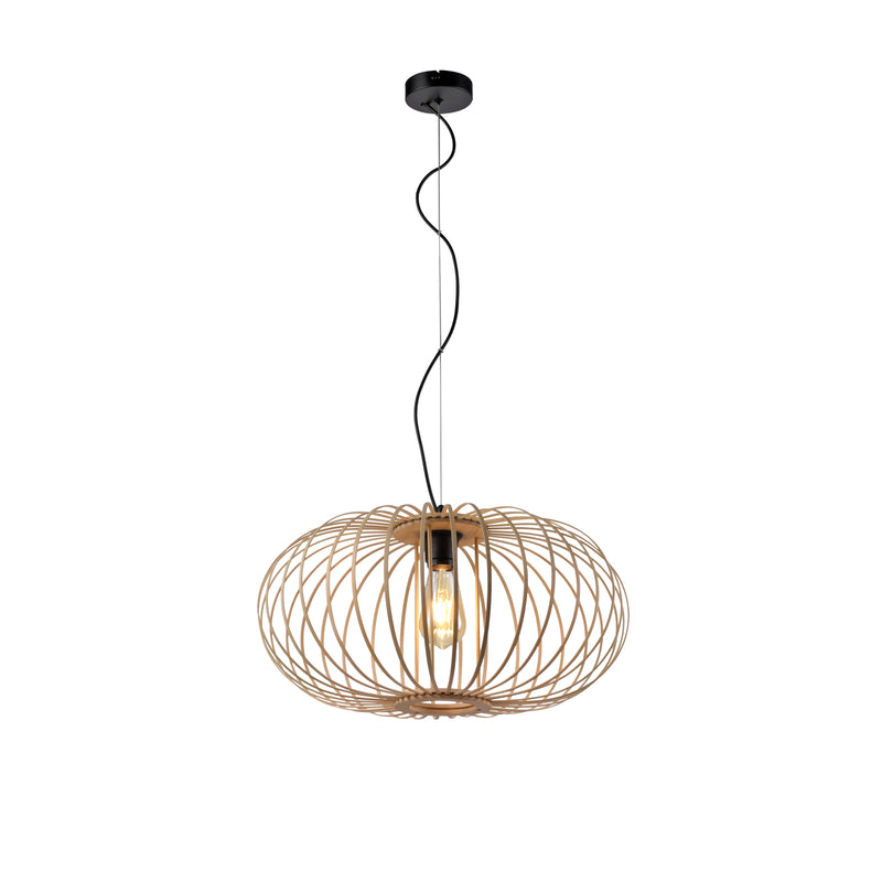 Lustra Zuma Line RACOON 1xE27 Lemn Natural