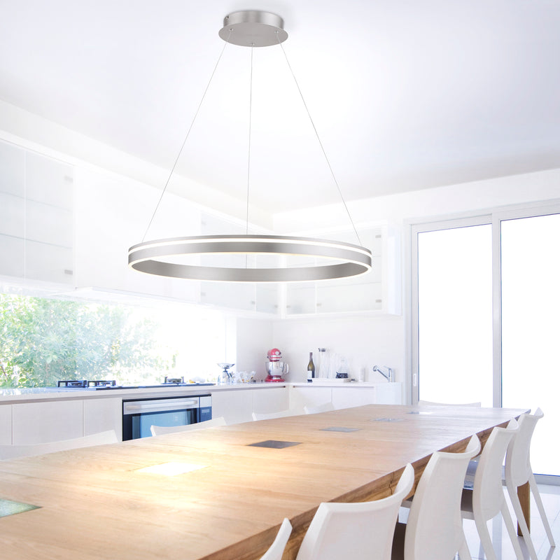 Lustra Paul Neuhaus Q-VITO LED Argintiu