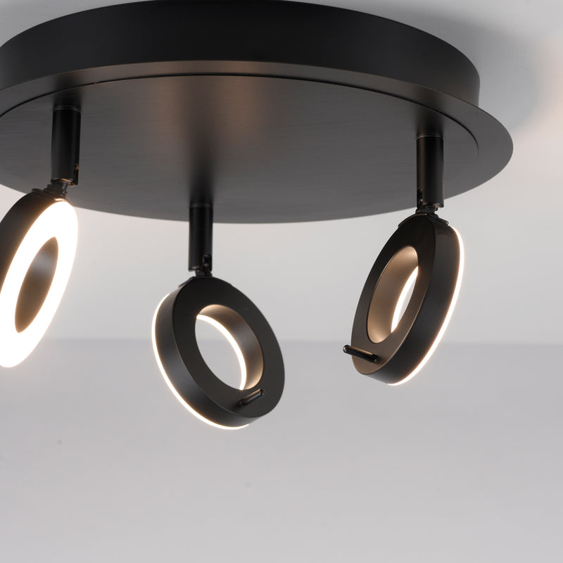 Plafoniera Paul Neuhaus SILEDA 3xLED Antracit