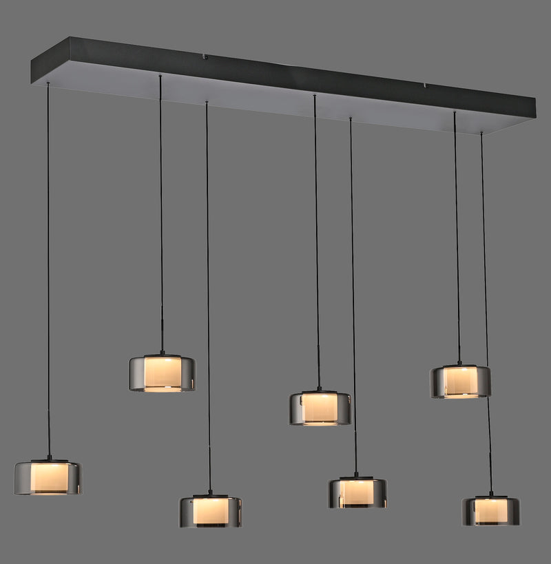 Lustra Paul Neuhaus RIKA 7xLED Negru